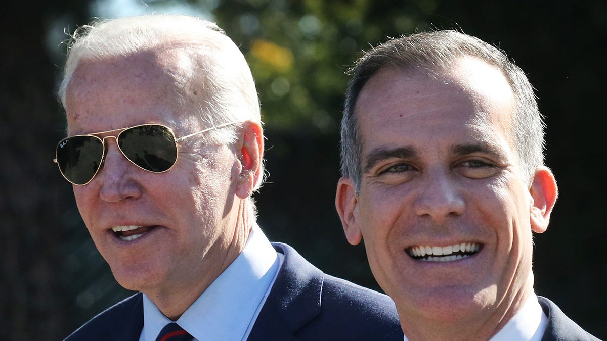 President Biden and Eric Garcetti