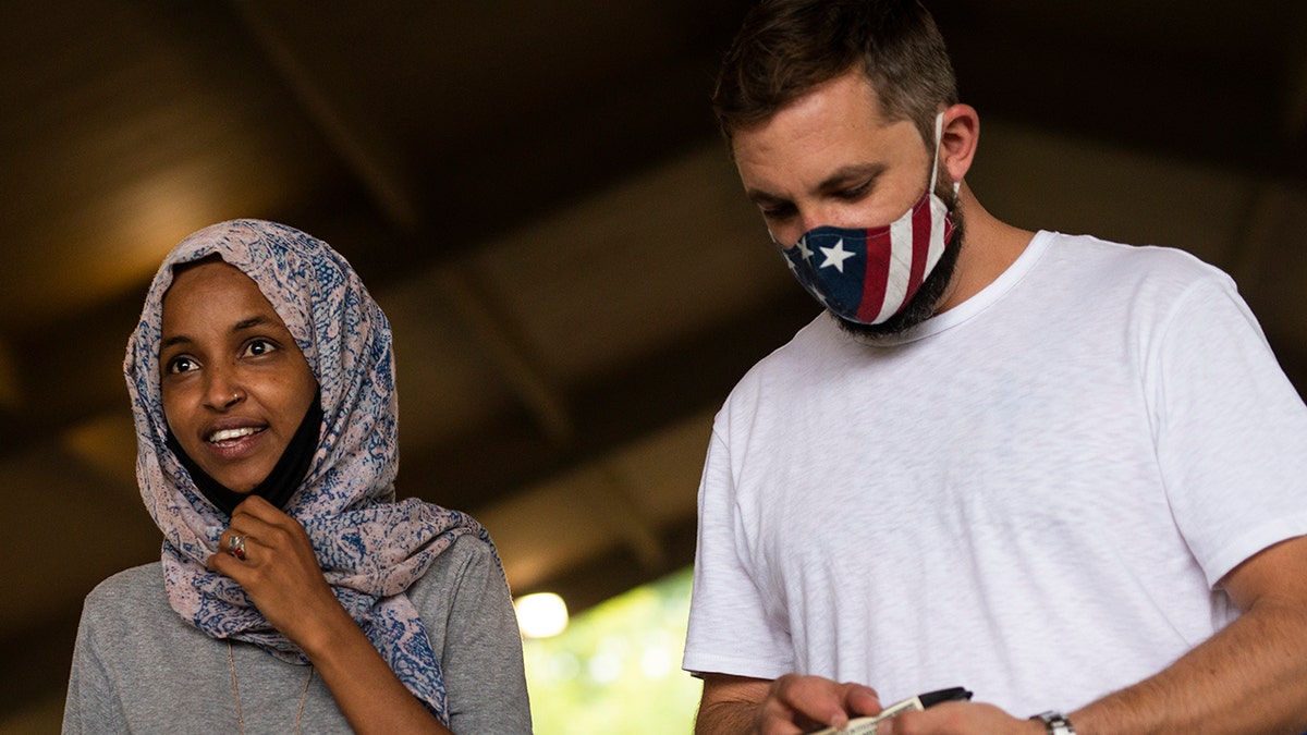 Rep. Ilhan Omar Campaigns For Re-Election Days Before Minnesota Primary