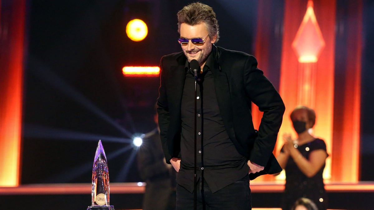 Eric Church won the 2020 CMA Award for entertainer of the year. Photo by Terry Wyatt/Getty Images for CMA)