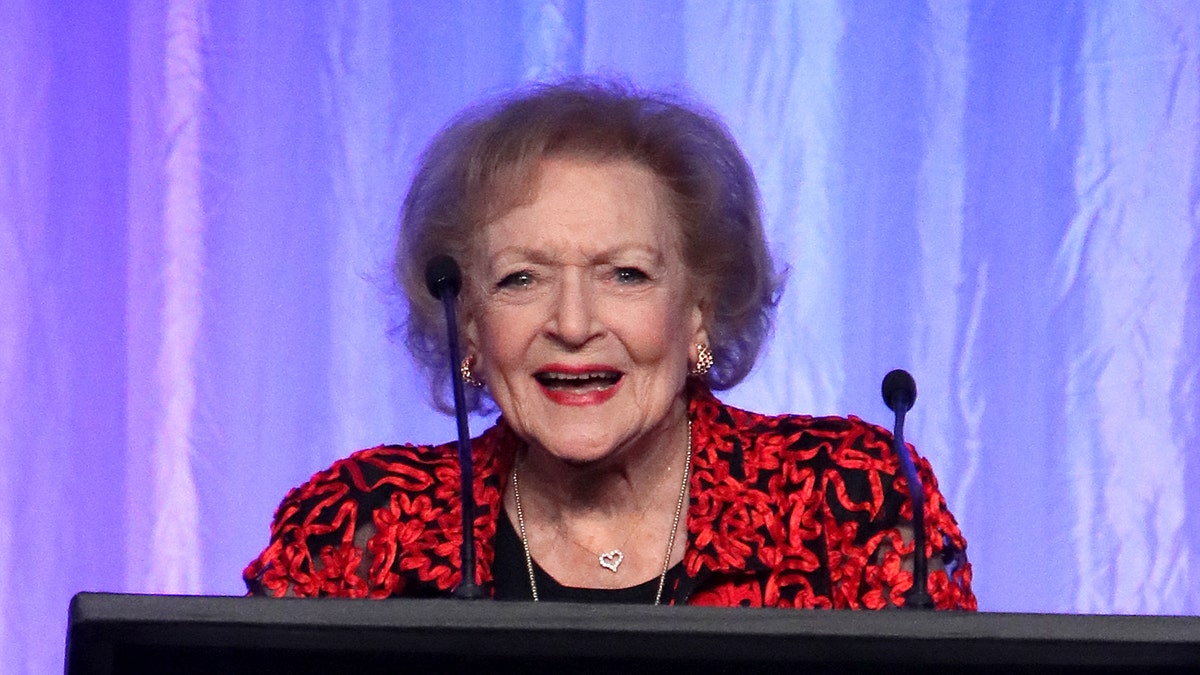 In 2019, Alex Trebek jokingly 'nominated' actress Betty White as a 'Jeopardy!' replacement. (Photo by David Livingston/Getty Images)