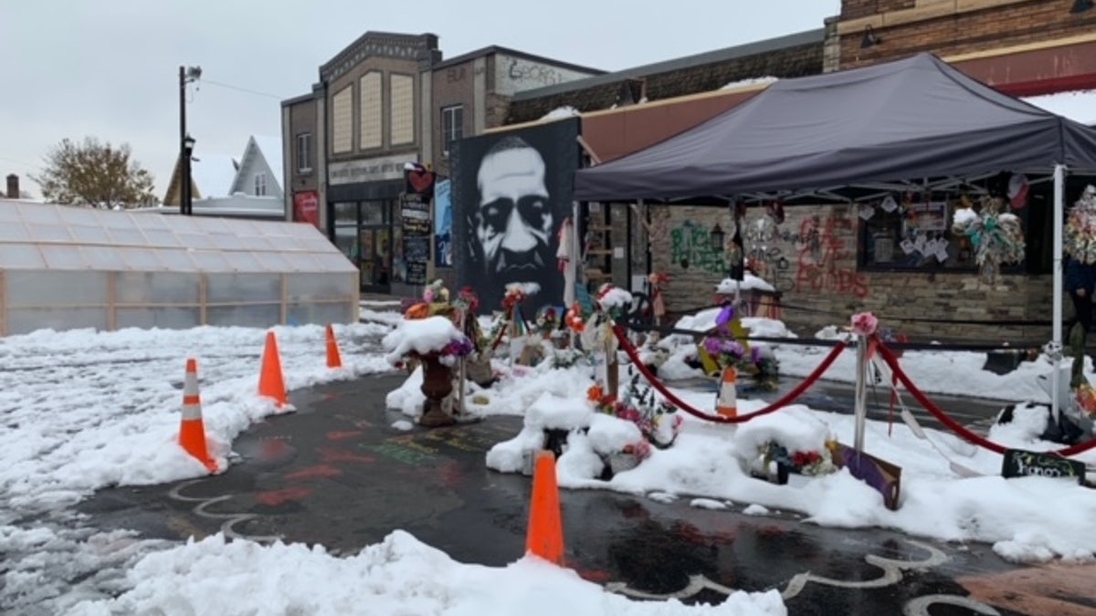 George Floyd Memorial Site, Minneapolis (Hollie McKay/Fox News)