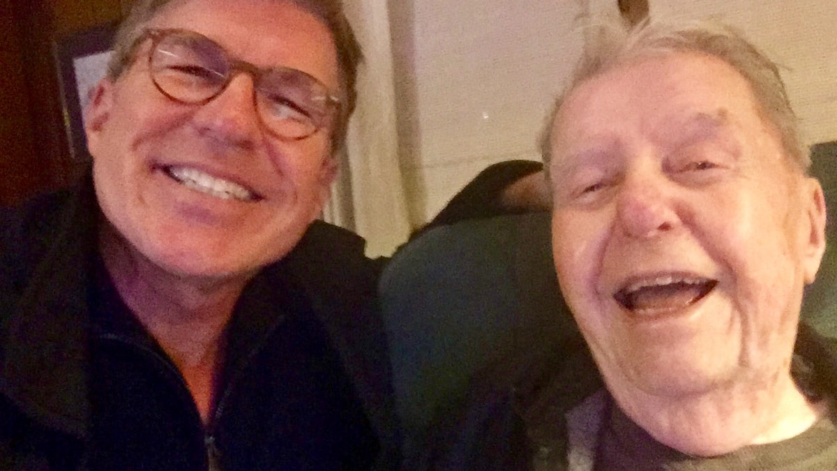Greg Palkot and his father, Thanksgiving 2019.