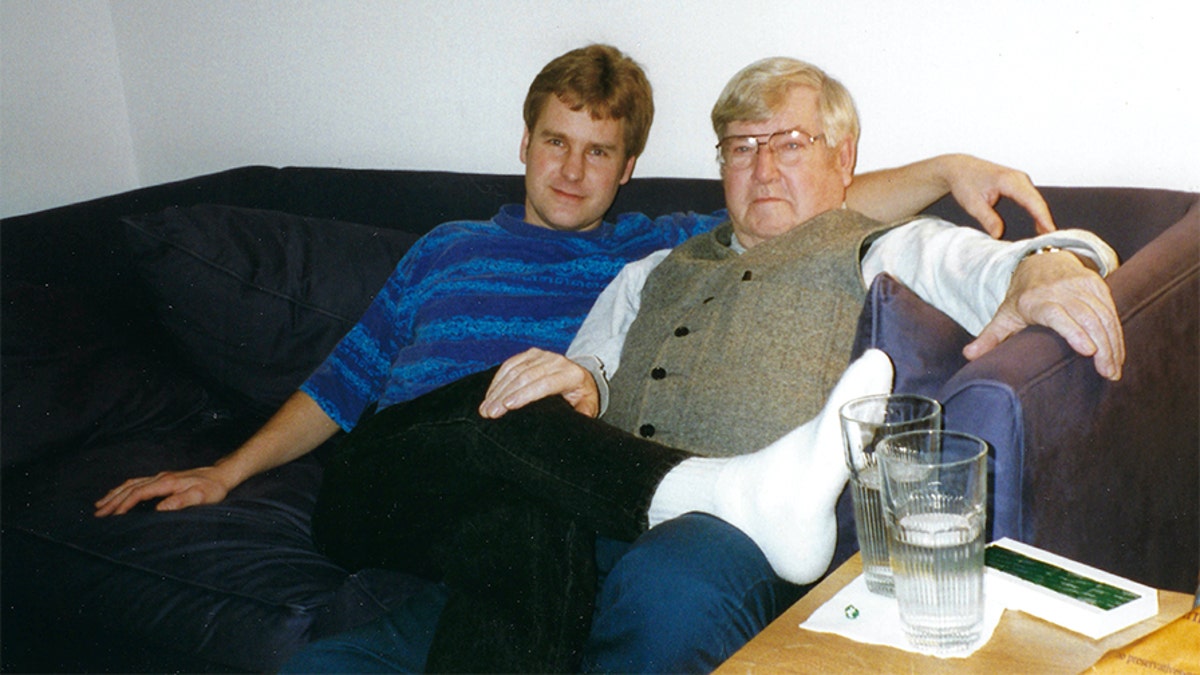 Edwin Hawes with his father Robert Hawes. According to Oxygen's 'Killer Siblings,' the patriarch took his life in 2007.