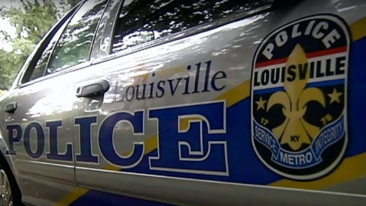 Side of a Louisville Police car