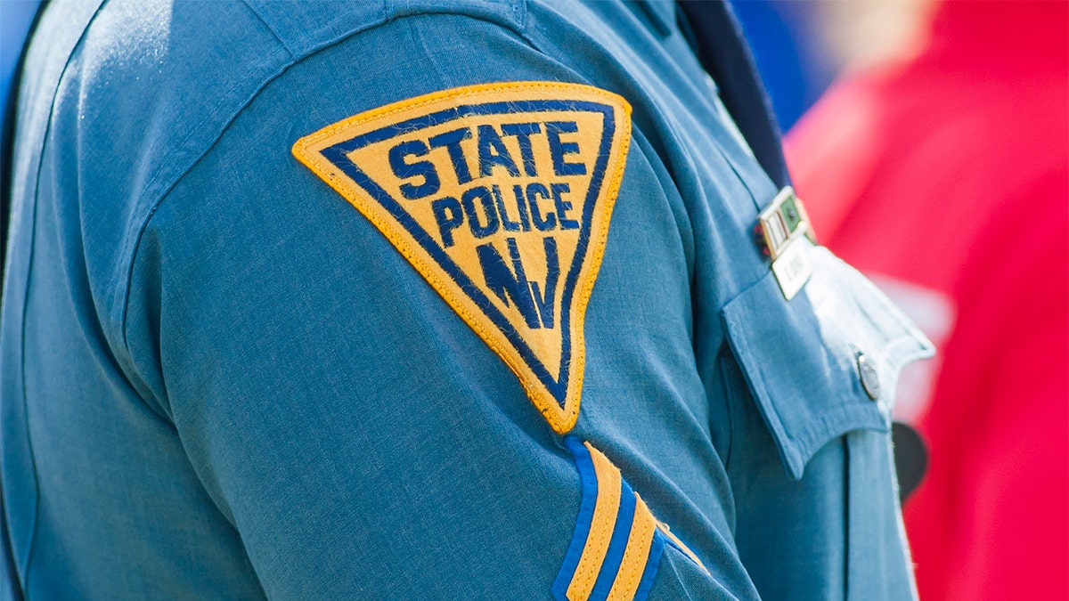 A member of the New Jersey State Police on Saturday September 15, 2018 at Memorial Stadium in Lawrence, Kansas. (Photo by Nick Tre. Smith/Icon Sportswire via Getty Images)