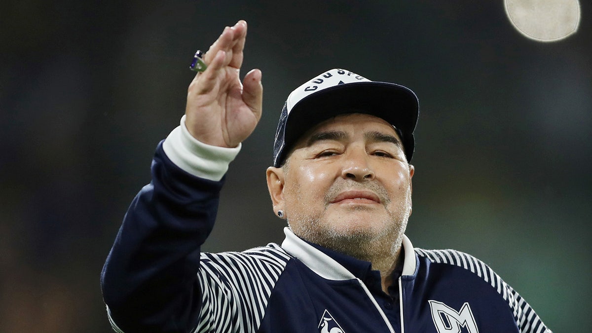 Despite being a national icon, Maradona battled a cocaine addiction in the later part of his career which saw him retire in 1997 at 37. (REUTERS)