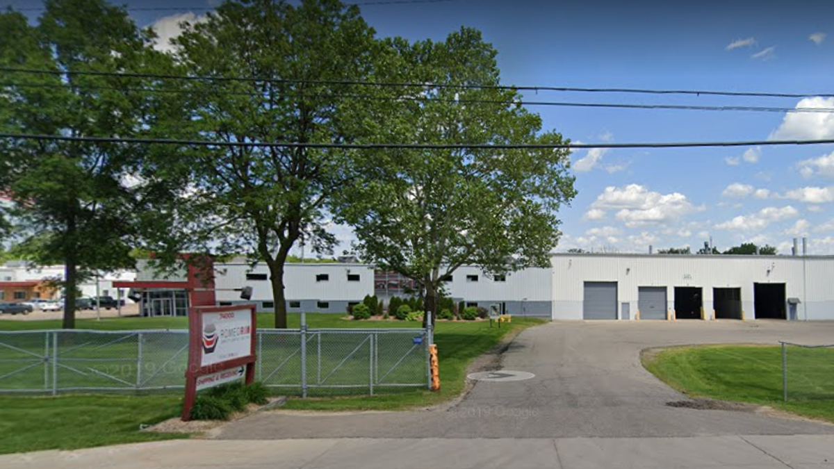 The employee was found dead at Romeo RIM Inc. in Bruce Township, Mich.