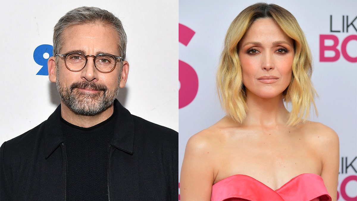 Steve Carell (left) and Rose Byrne (right) star in 'Irresistible.'