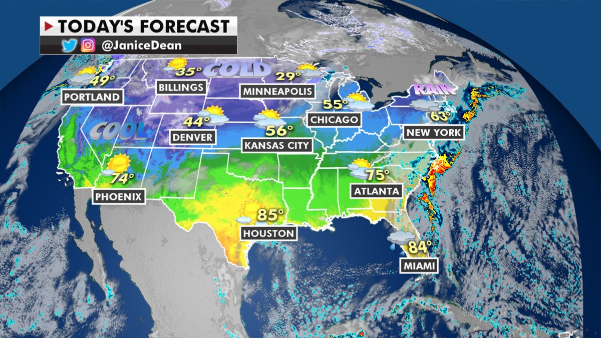 The national forecast for Nov. 12, 2020.