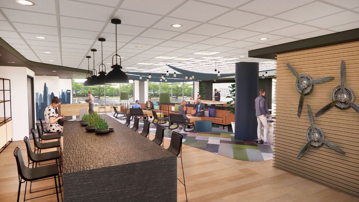 The renderings of a new lounge at the VBH in Charlotte were revealed on Wednesday. 