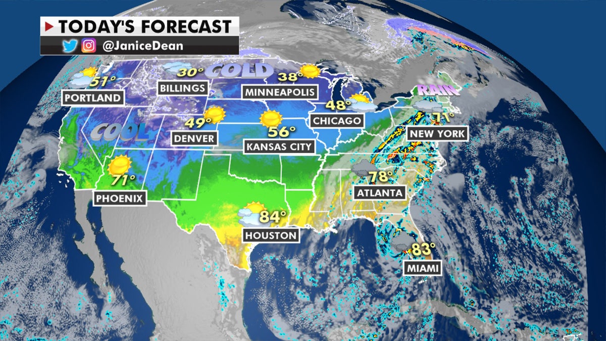 The national forecast for Nov. 11, 2020.