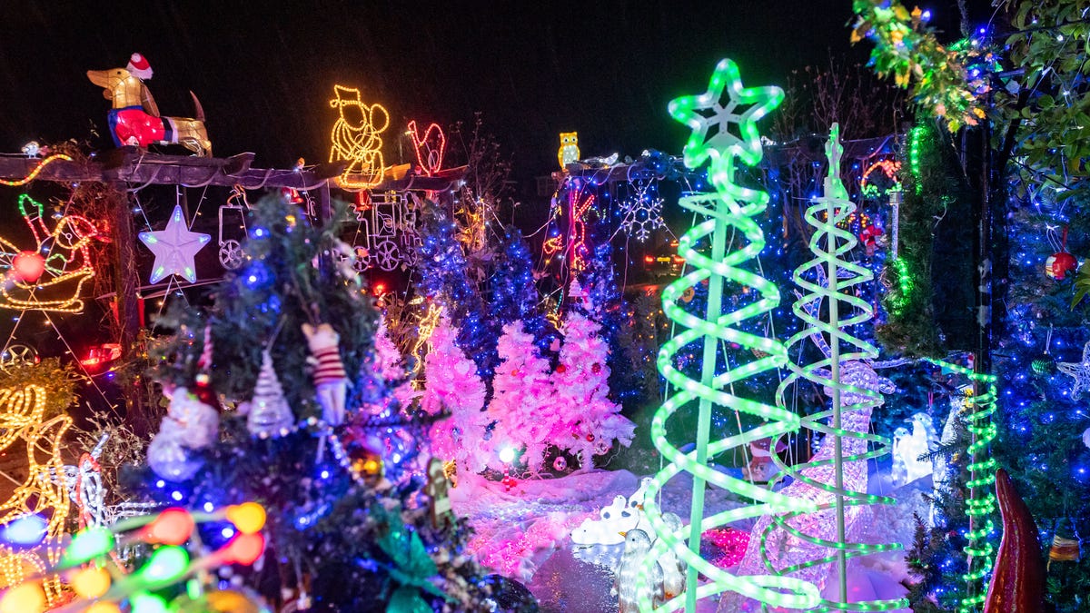 The family has used the attention that the Christmas displays have garnered to help raise money for charities, homeless shelters, and food banks.