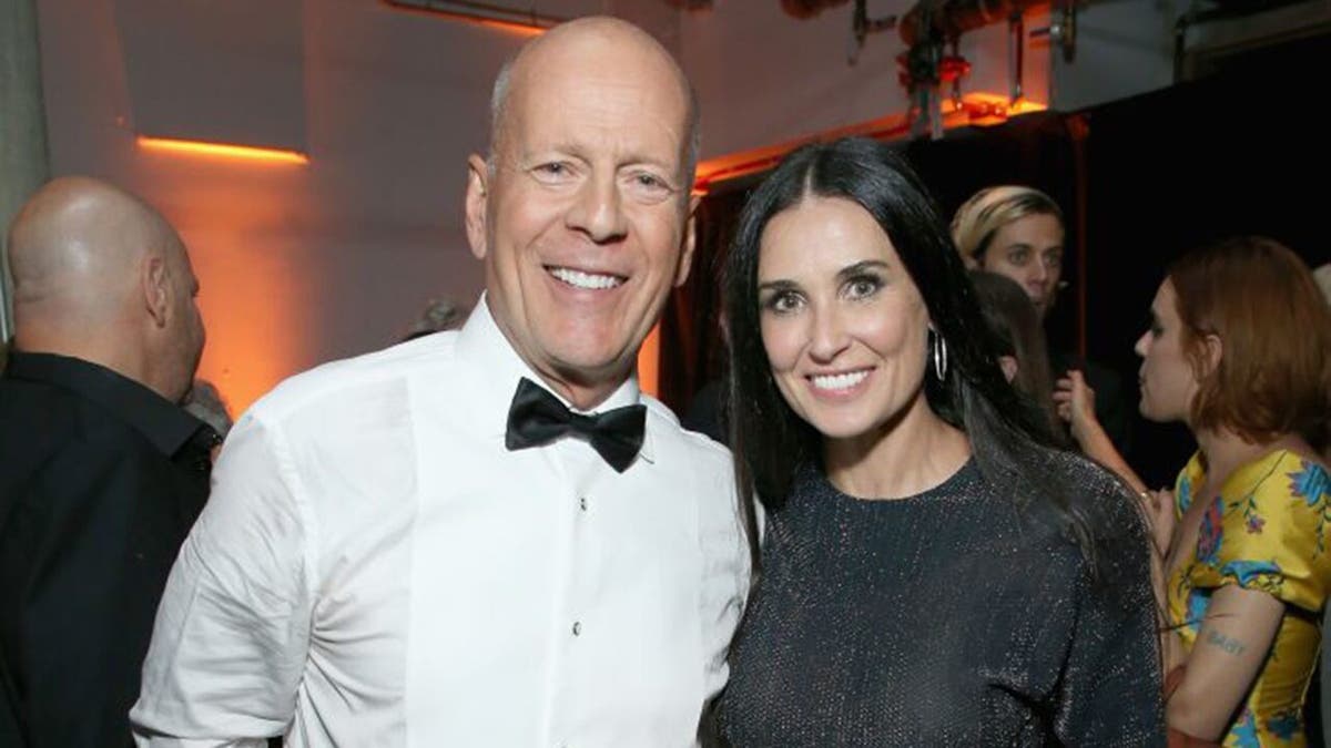 Bruce Willis Demi Moore red carpet