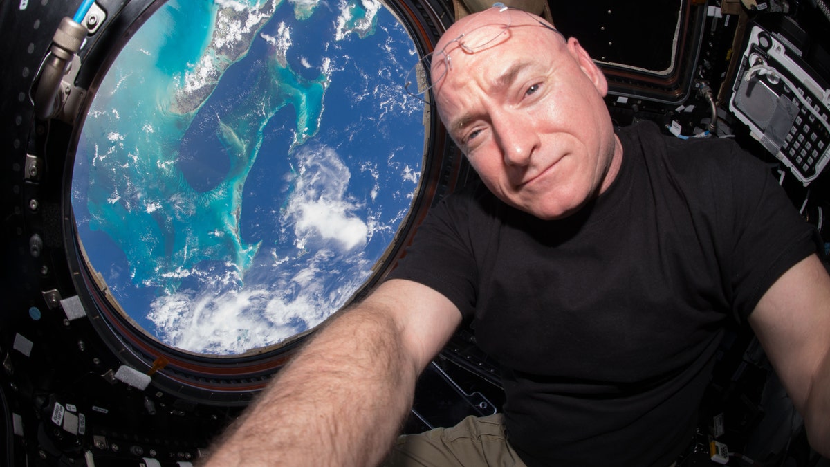 Astronaut Scott Kelly on the International Space Station - file photo.
