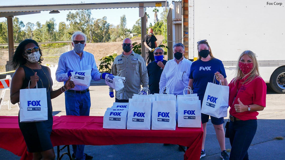 Fox Corporation donated more than 3,300 meals to the Veterans Administration campus in West Los Angeles. 