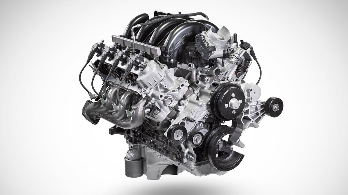 The 7.3-liter 'Godzilla' V8 is currently offered in Ford trucks.​​​​​