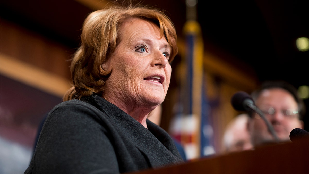 Former U.S. Sen. Heidi Heitkamp of North Dakota. (Roll Call)