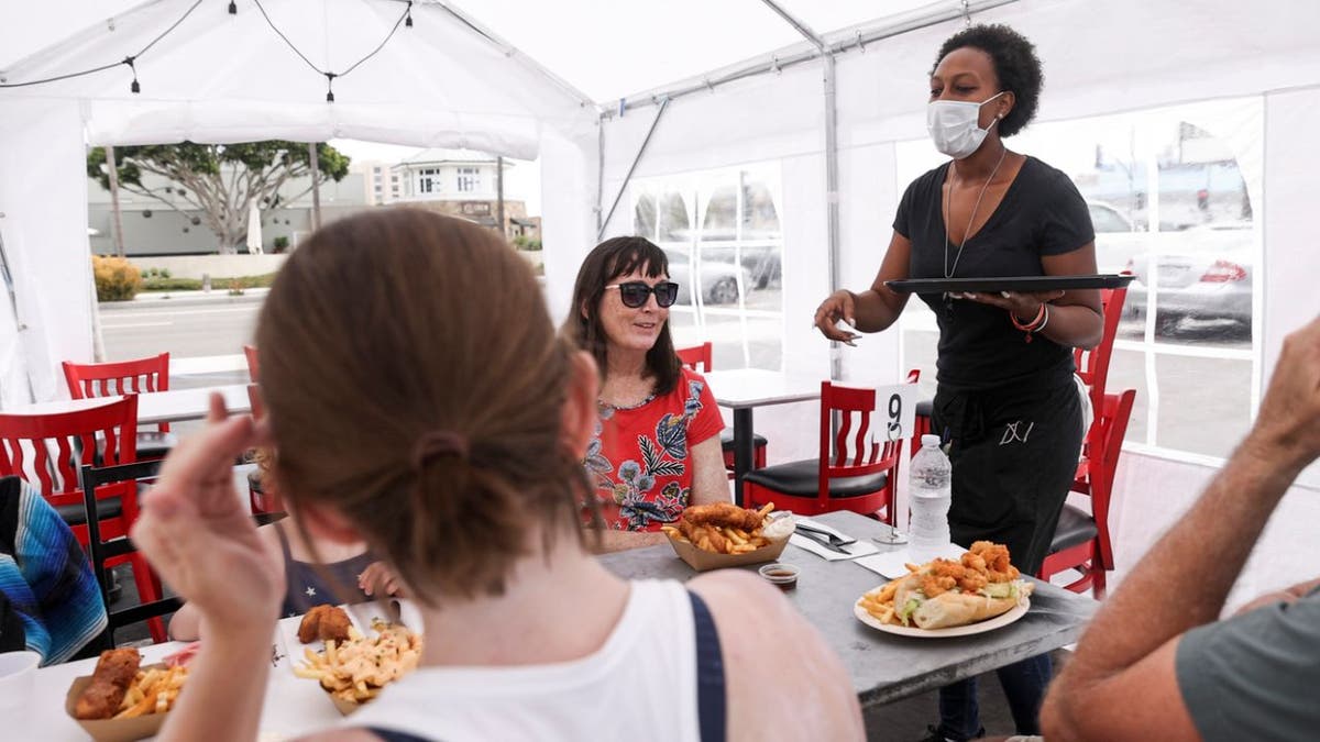 For diners who do opt to eat out, the CDC recommends wearing masks as much as possible, social distancing and washing hands when entering and exiting the restaurant.