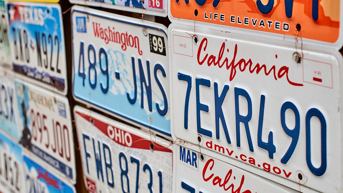Different US License Plates