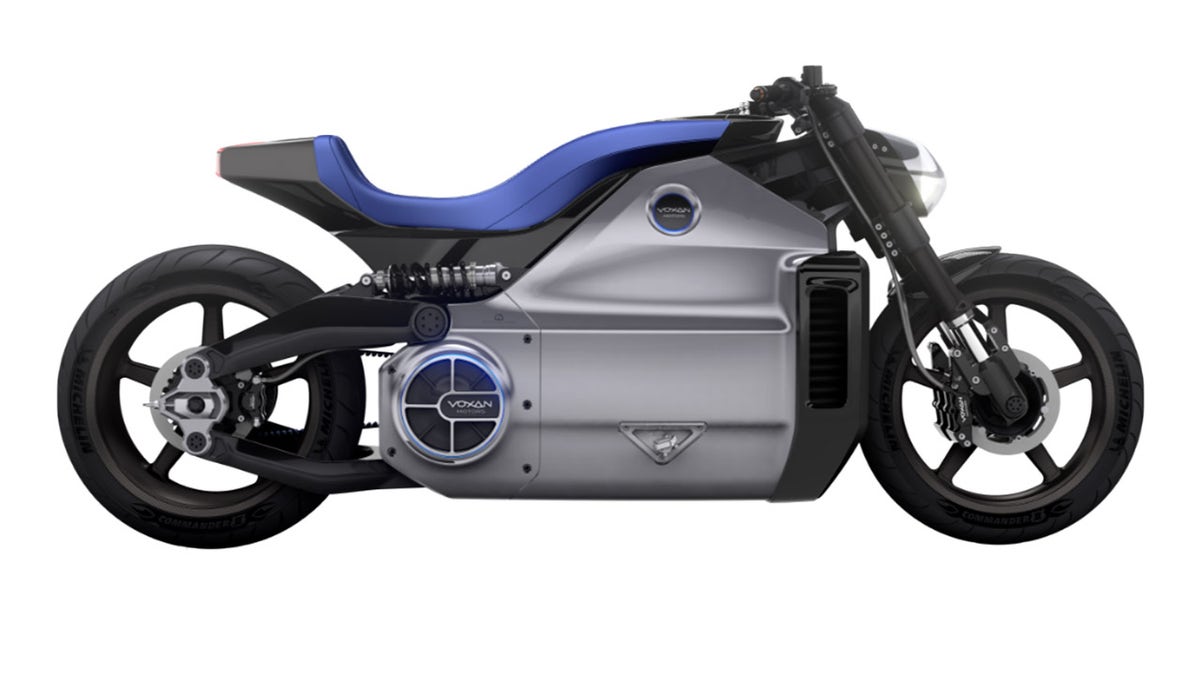 The production Voxan is limited to 203 hp.