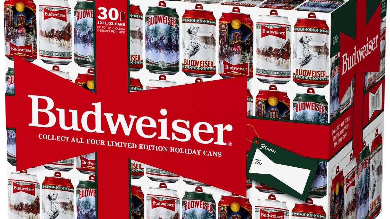 Budweiser unveils ‘2020 Holiday Limited Edition Stein Cans’, image size:1280x720