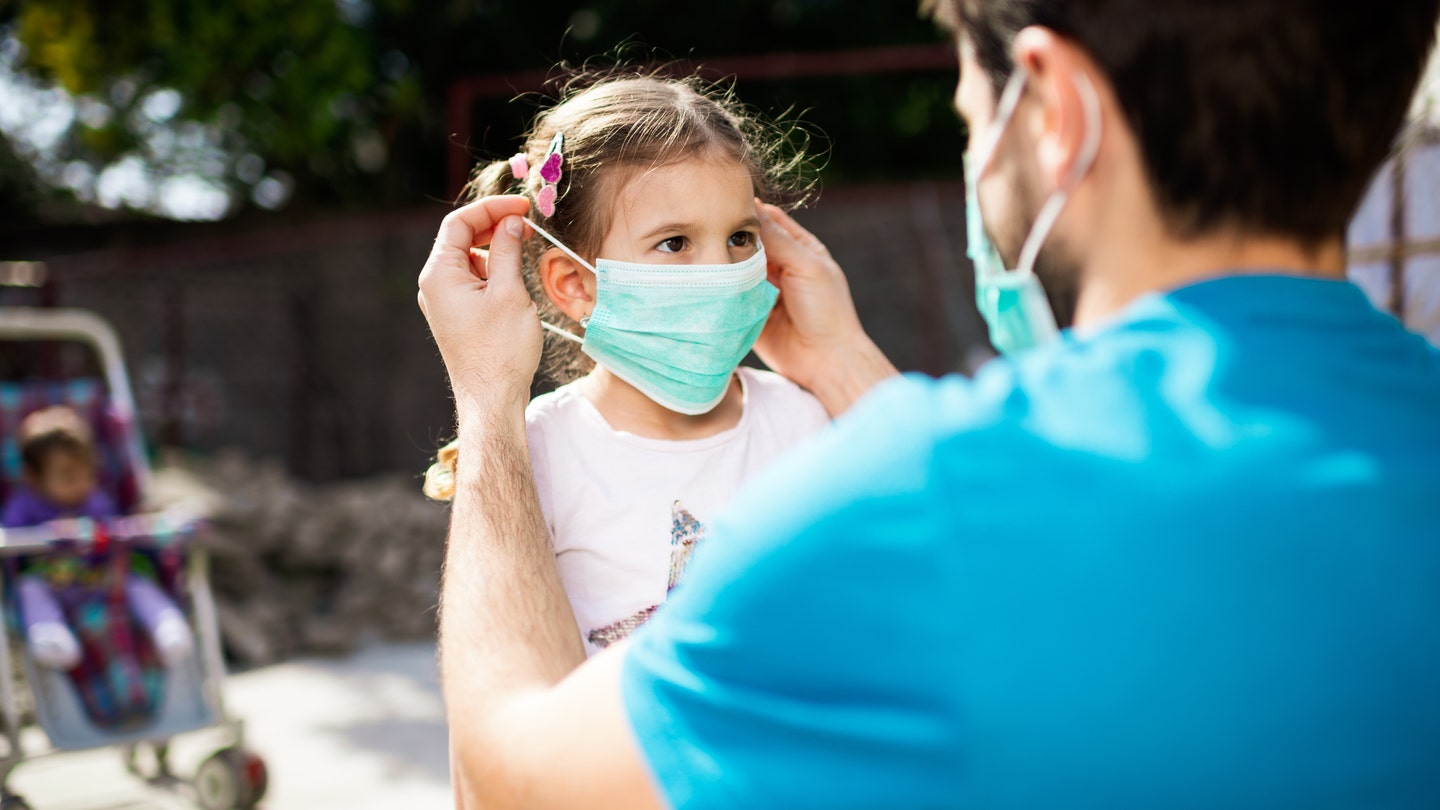 mask kids istock