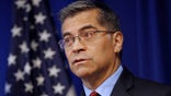 FILE - In this Dec. 4, 2019, file photo, California Attorney General Xavier Becerra speaks during a news conference in Sacramento, Calif. Election Day is over but California already is consumed with its next high-profile political contest the competition to fill Kamala Harris' soon-to-be-vacant U.S. Senate seat. Bacerra is one of a group of others being considered as one of the candidates for the Senate pick. (AP Photo/Rich Pedroncelli, File)