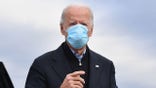 Democratic presidential candidate Joe Biden speaks as he arrives with his granddaughters in Scranton, Pennsylvania on November 3, 2020. - The United States started voting Tuesday in an election amounting to a referendum on Donald Trump's uniquely brash and bruising presidency, which Democratic opponent and frontrunner Joe Biden urged Americans to end to restore "our democracy." (Photo by Angela Weiss / AFP) (Photo by ANGELA WEISS/AFP via Getty Images)