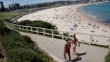 SYDNEY, AUSTRALIA - NOVEMBER 28: A general view as people gather at Bondi beach on November 28, 2020 in Sydney, Australia. The Bureau of Meteorology has forecast heatwave conditions in NSW this weekend, with temperatures expected to exceed 40 degrees across the state. (Photo by Brook Mitchell/Getty Images)