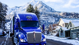 The truck traveling through Ouray, Colorado on November 11.
Photo credit: James Edward Mills