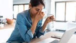 woman stressed out