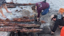 Mysterious shipwreck that may date back to 1800s emerges on Florida beach