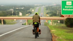 Texas man bikes around perimeter of Lone Star State in 58 days