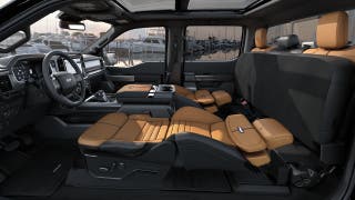 Ford F-150's Max Recline seats are a new kind of pickup bed