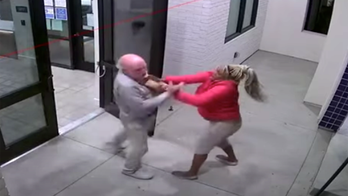Woman attacks California Air Force veteran after he allegedly won't give her money--See it