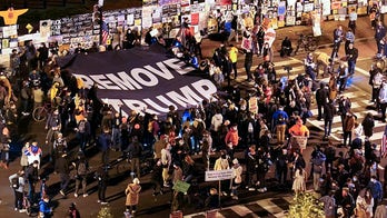 Protesters gather at Black Lives Matter Plaza in DC