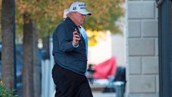 After learning of Biden win, Trump stops to take photo with bride at golf course