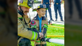 California fire department honors boy, 4, who saved 2-year-old brother from drowning in backyard pool