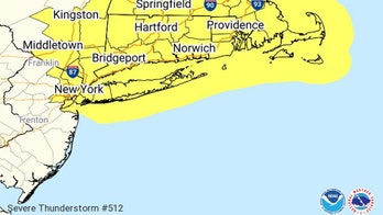 Storms hammered New York, New Jersey and Connecticut, sparking tornado warnings