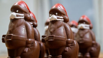 Mask-wearing chocolate Santas are huge hit for Hungarian confectioner