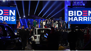 Biden victory-speech event mixes jubilation with social distancing