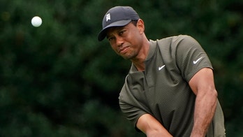 Tiger Woods finishes Masters first round near top of leaderboard