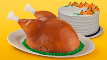 Baskin-Robbins brings back 'Turkey Cake' with ice cream stuffing and sugar-cone legs