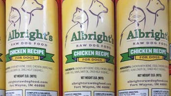 Dog food recalled over salmonella concerns, FDA says