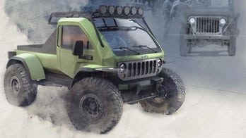 This baby hybrid Jeep pickup concept was inspired by the WW2 Willys