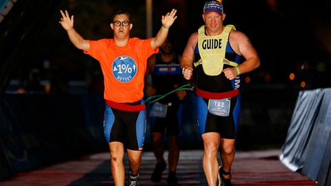 Florida man becomes 1st athlete with Down syndrome to complete Ironman triathlon