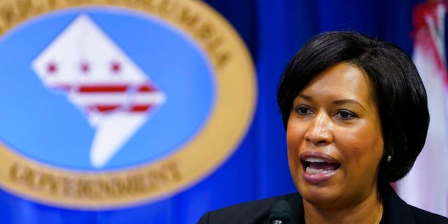 District of Columbia Mayor Muriel Bowser speaks at a press conference in Washington, Wednesday, November 4, 2020 (Associated Press)