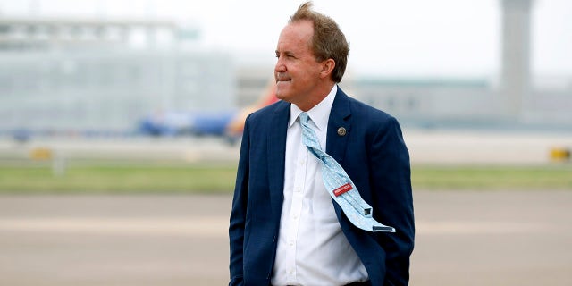 In this June 28, 2020, file photo, Texas Attorney General Ken Paxton. (AP Photo/Tony Gutierrez, File)