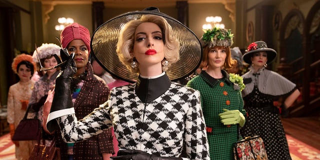 Anne Hathaway (center) played Grand High Witch in HBO Max's 'The Witches' and drew criticism for the physicalities of her character.