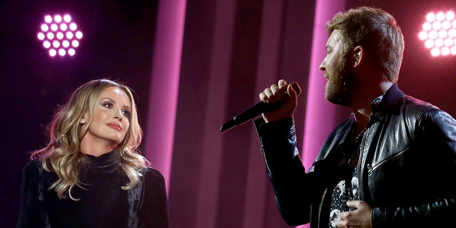 Lady A's Carly Pearce and Charles Kelley pre-recorded their performance at the CMA Awards after Lee Brice tested positive for coronavirus.  (Photo by Terry Wyatt / Getty Images for CMA)